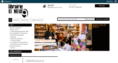 Desktop Screenshot of librairieleneuf.fr